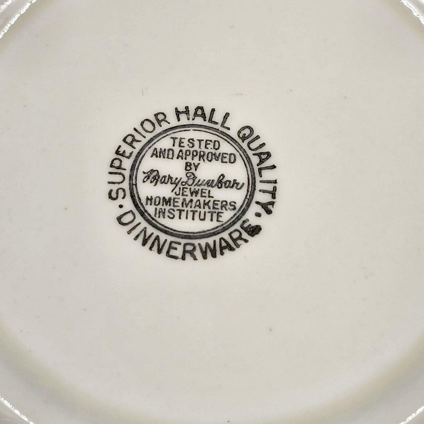 Hall Superior Autumn Leaf Cake Plate 9.5" Round Jewel Tea Vintage