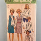 Simplicity 8890 Vintage Sewing Pattern Women's Jumper Blouse and Scarf Size 18.5