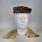 Vintage Real Fur Collar Trim Lot 3 Pc Mink Fox Craft Pieces
