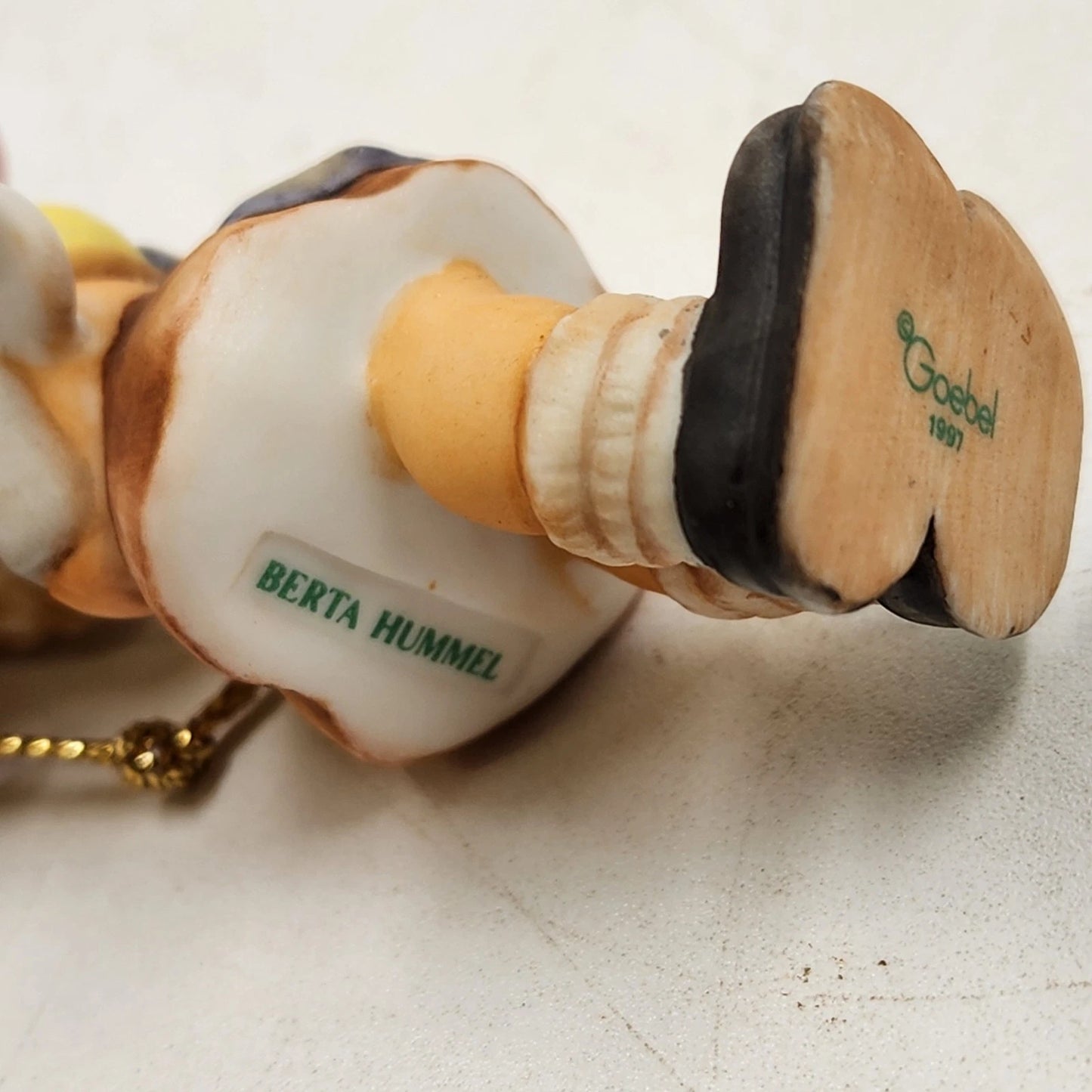 Berta Hummel SURPRISE FOR YOU Ornament 1997 Goebel BH-49 Porcelain 2.75"
