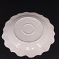 Cracker Barrel Blue Floral Serving Platter Scalloped Porcelain Transferware