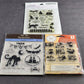 3 pks Stampendous Unmounted Themed Stamps Clear Halloween Unopened NOS