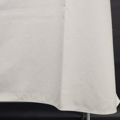 Solid Grey Tablecloth Table Cover Linen Fabric Overlock Hem Square 44"