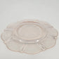 Vintage American Sweetheart Pink Depression Glass Bread Plates Set