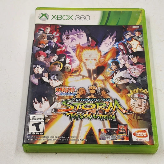 Naruto Shippuden Ultimate Ninja Storm Revolution Microsoft Xbox360 Fighting Game