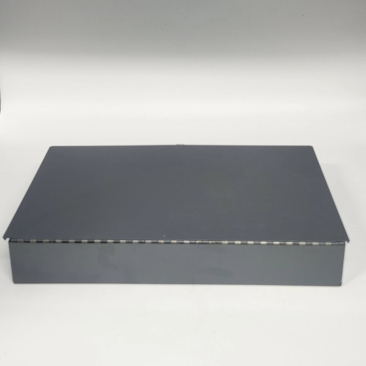 Durham MFG 211-95 Small Steel Compartment Box 12 Compartment Gray USA Hinged Lid