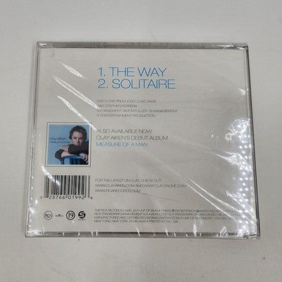 Clay Aiken Measure of A Man The Way / SOLITAIRE Single CD 2004 RCA New Sealed