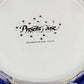 Large Serving Bowl 12" by Present Tense Italy Hand Painted Snowman & Holly Leaf