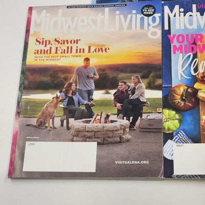 Lot of 3 Midwest Living Magazine May/June July/August Sept/October Editions 2021