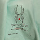 Spyder Activewear 1/4 Zip Pullover Track Jacket women's Large Teal Blue Thailand