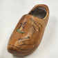 Hand Painted Single Dutch Wooden Clog Shoe Klomp Marked Holland Windmill Varnish