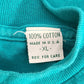 Players by Van Heusen Baseball Americas Game Blue Turquoise Shirt XL 100% Cotton