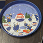 Metal Soda Pop Retro Serving Tray Pepsi-Cola Holiday Season's Greetings 11.75"