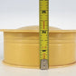Bakelite Plastic Yellow Powder Jar Round Vanity Box Trinket Celluloid Style Vtg