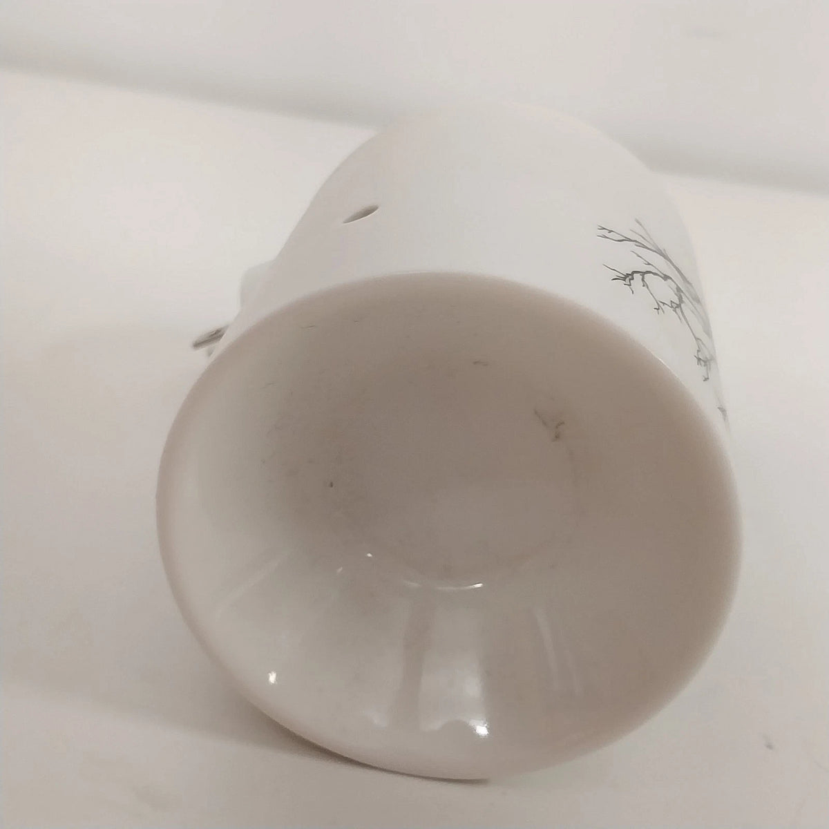 Scentsy Tilia Mini Warmer White Black Tree Silhouette Plug In Nightlight Tested