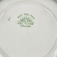 Nebraska Blue Round Vegetable Bowl 8" England Blue Rim Flower Accent J&G Meakin