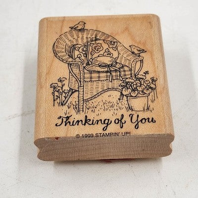 5 Rubber Stamps Warm Wishes Holidays Theme Various Brands Natural Wood