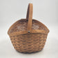 Longaberger Full-Size Maple Brown Crocus Basket w Plastic Protector Liner 2006