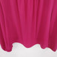 Worthington Pink Gathered Front Blouse Women Med Stretch V Neck Top Long Sleeve