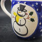 Chocolate Pot and Lid by Present Tense Italy Hand Painted Nine Cups 8.75"h x 6"d