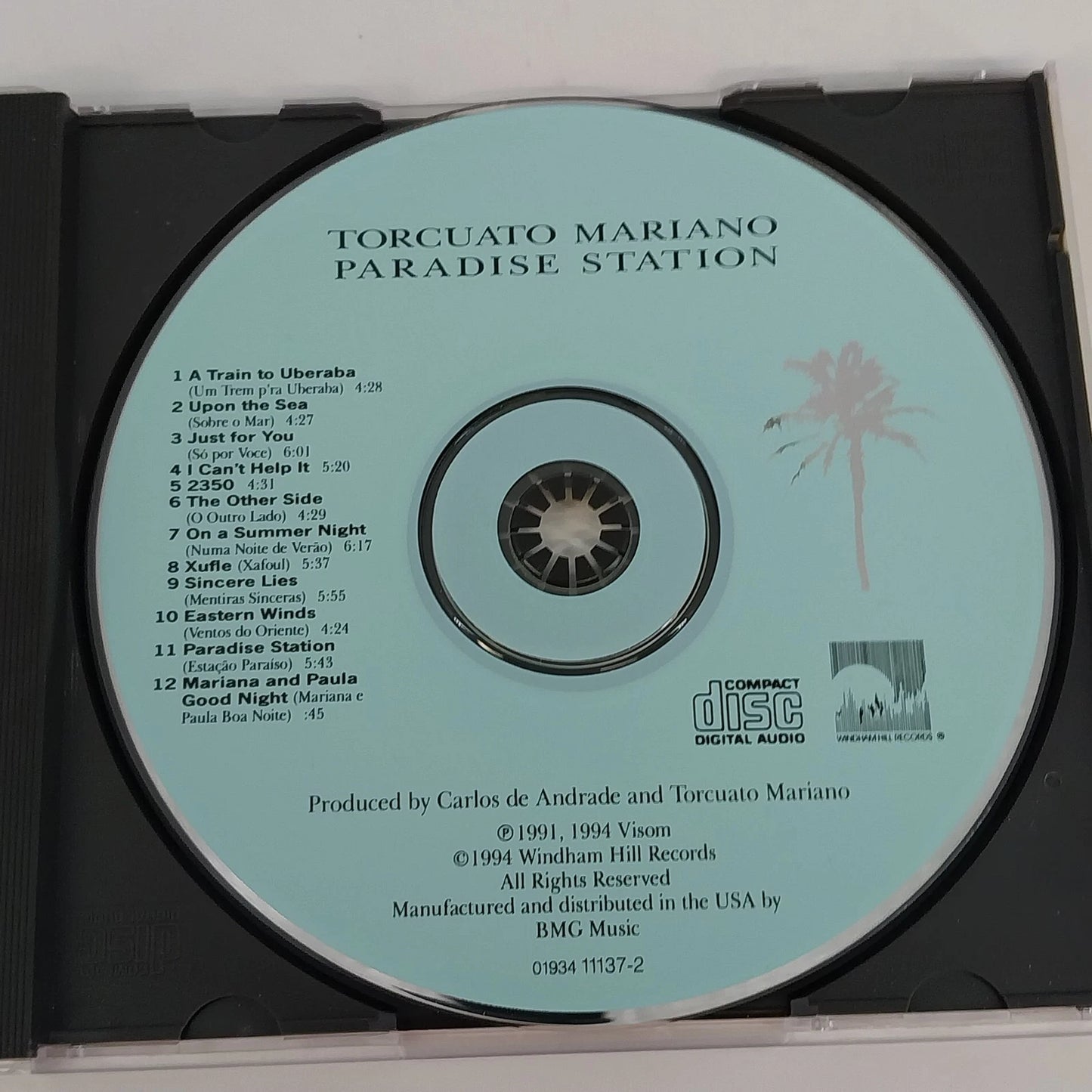 Torcuato Mariano Paradise Station CD 1994 Windham Hill Contemporary Smooth Jazz