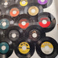 25 Rock & Roll Pop and Country Hits 1950's 45 RPM 7" Vinyl Records No Sleeves