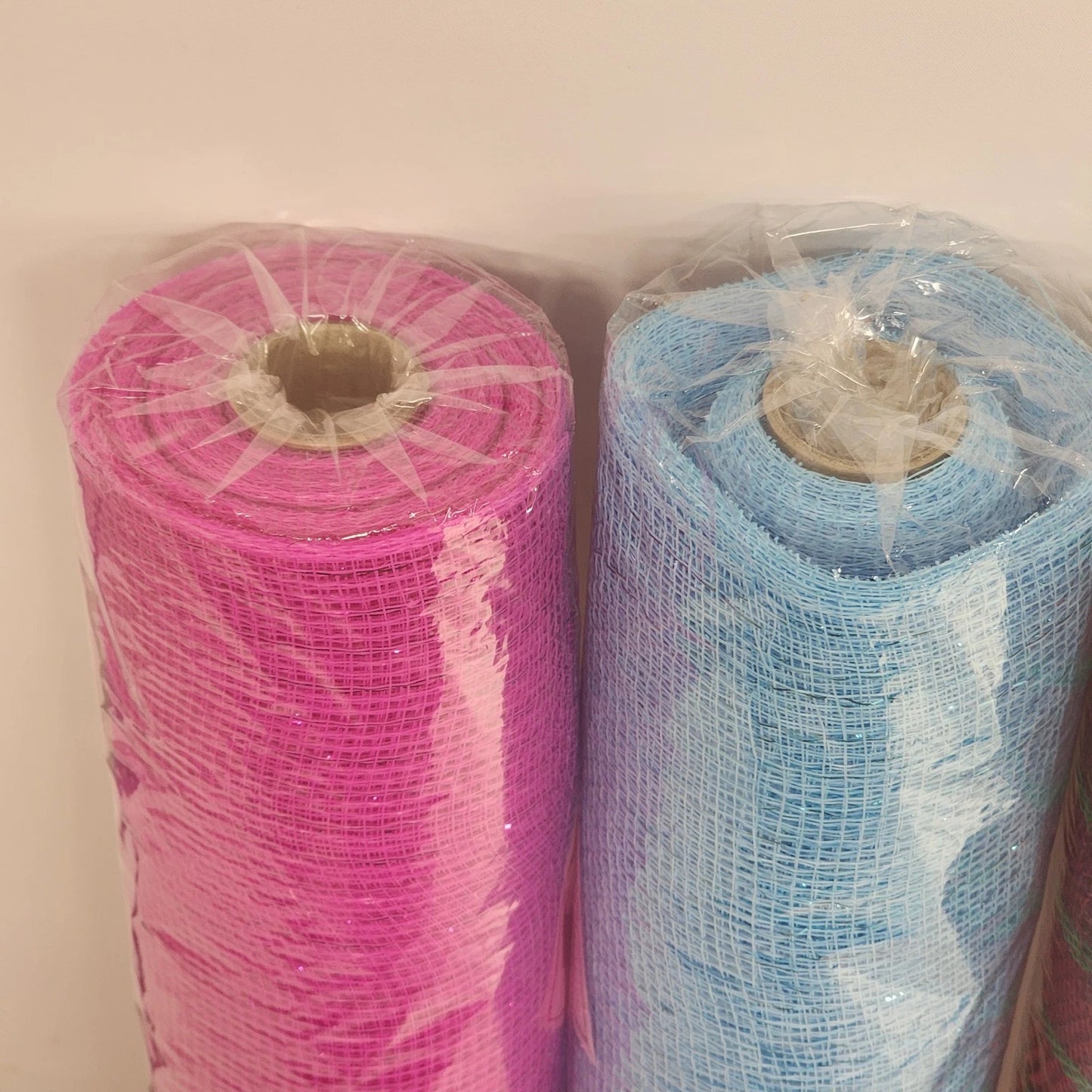 Deco Mesh Ribbon 21 Inch x 30 ft Rolls Set of 5