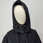 Eddie Bauer Rain Jacket Weather Edge Large Women Black Windbreaker Hood Pockets