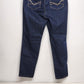 W62 Signature Fit Skinny Boot Cut Blue Denim Jeans Pants Dark Wash Size 14S NWT