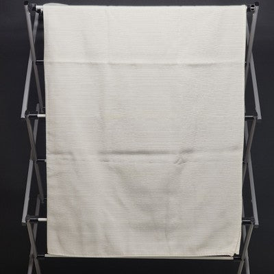 Tablecloth Linen in Off White Color with Ribbed Textured Fabric Square 50" x 50"