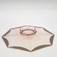 Tiffin Rambler Rose Pink Depression Glass 10" Octagon Underplate Gold Trim 1930s