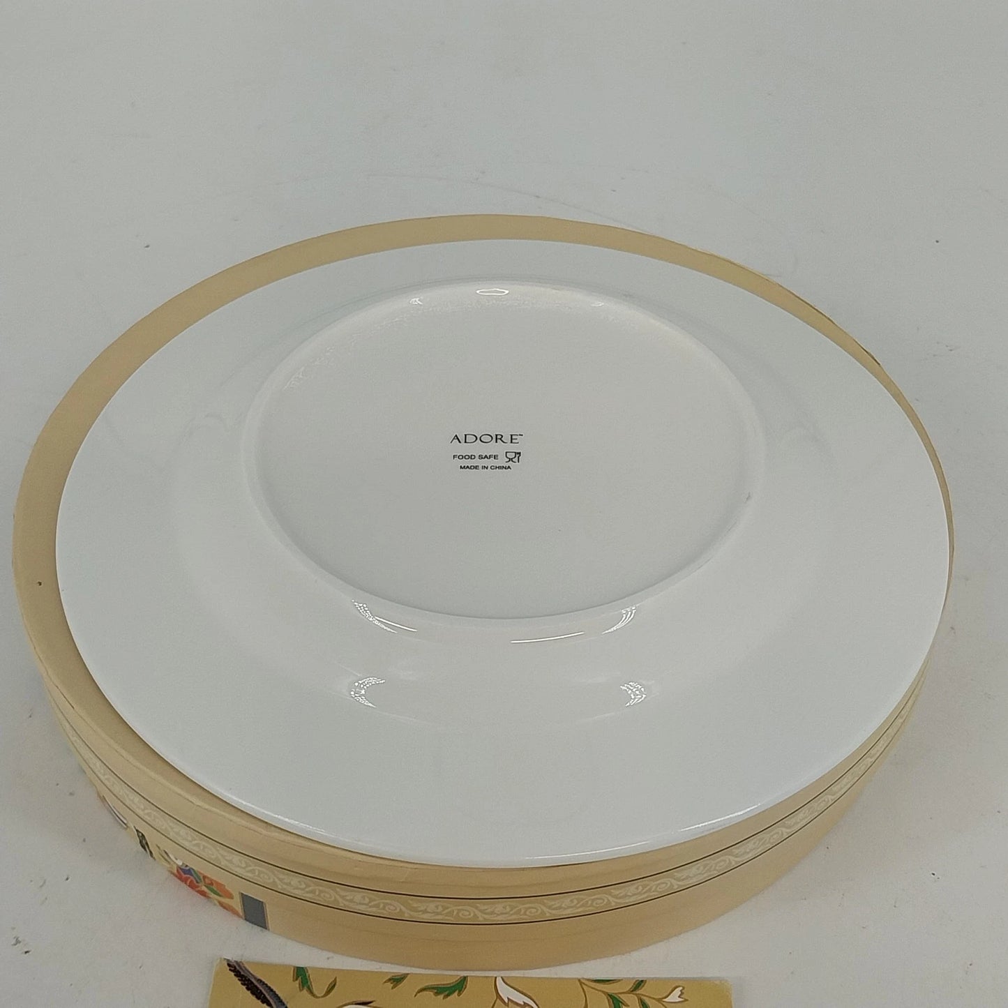 Adore Falcon of Wonderland China Plate 7.5" Bird & Floral Collectible Boxed Vtg