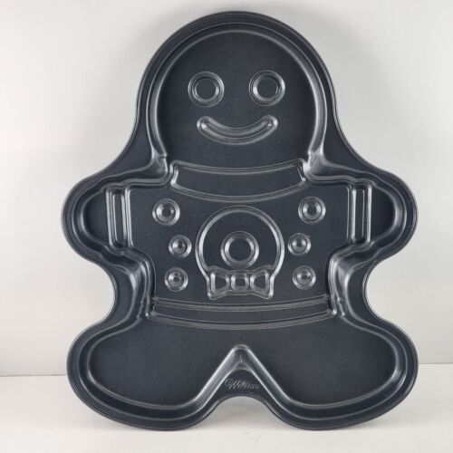 Wilton Cake or Cookie Pan Gingerbread Boy Specialty Baking Non-Stick 14" Long