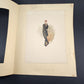Stone Lithograph of Dicken's Uriah Heep signed Kyd from David Copperfield 8"x10"