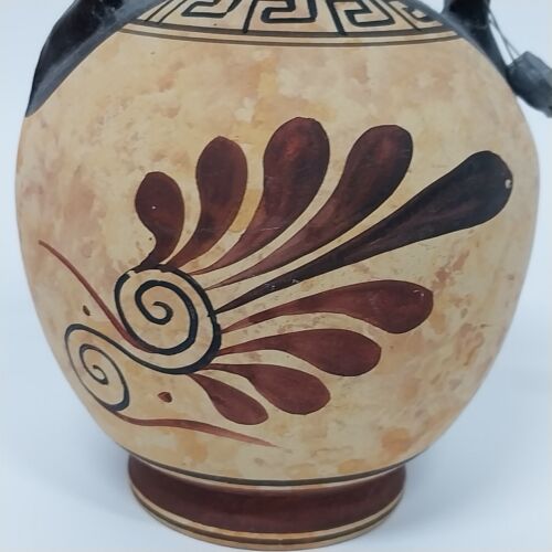 Handmade Urn Greek Pottery Vase Copy of Classic Period 500 BC 5" Double Handled