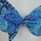 Body I.D. Blue Paisley 2-Piece Bikini Swimsuit Women's Size 10 Underwire