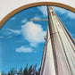 Souvenir Powder Compact Nassau Sailboat Gold Case Mirror Puff Sifter Vtg Unused