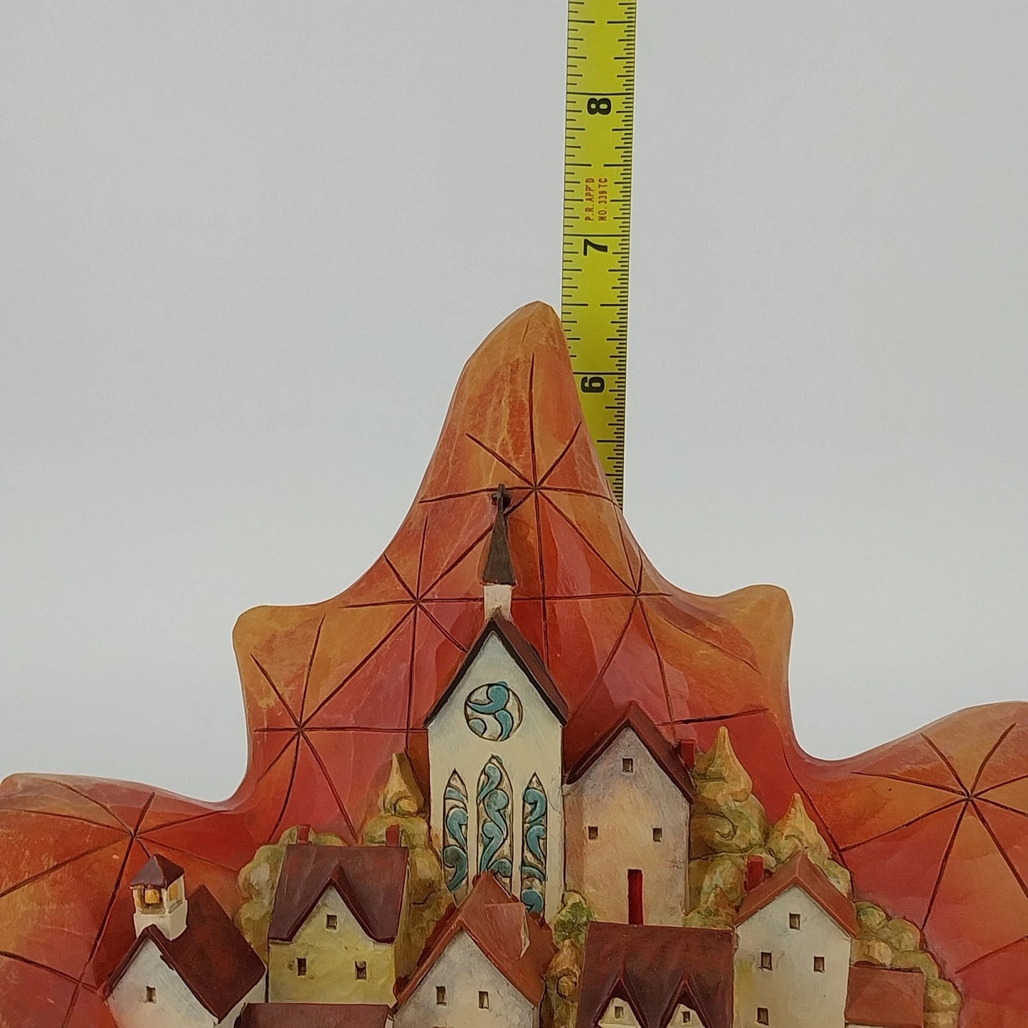 Jim Shore Autumns Splendor Maple Leaf Town Scene Figurine 4023445