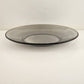 4 Sets of 8" Salad Luncheon Plates with Coffee Cups AH Presence Glass Clear Gray