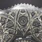 Imperial Glass Clear Bowl Antique Hobstar Criss-Cross Sawtooth Edge 10" 1909