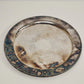 Pierced Gadroon Rim Serving Tray Wm A Rogers Silver Plate 15” Round No 172