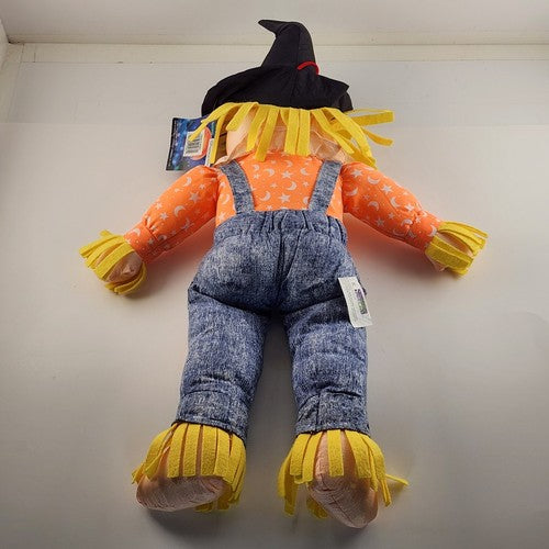 Spooky Friend 22" Halloween Scarecrow Plush Stuffed Toy C R Seasons 1996 NWT
