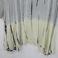 Nature Art by Lynn Yang Beaded Tunic Top Green Floral Women's Small 3/4 Sleeve