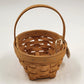 Longaberger Horizon Of Hope Basket w Lid Classic Stain 1999 American Cancer Soc