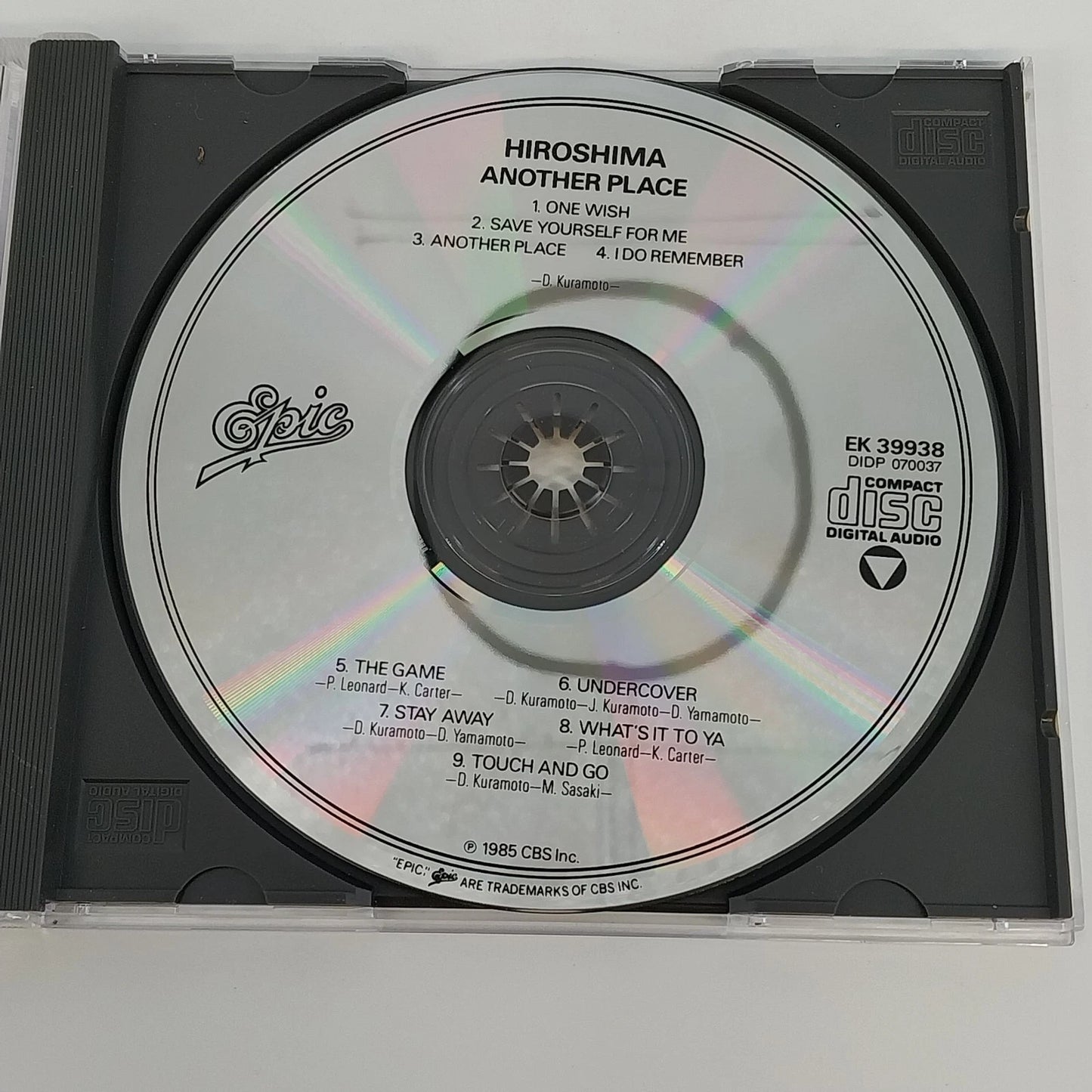 Hiroshima 4 CD Best Of Another Place East Between Black & White Jazz Epic 1980s