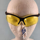 Cobra Safety Glasses by Gateway Black Frame Polycarbonate Lens Meets ANSI Z87 (Amber)