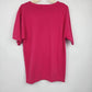 Colter Bay Sport Shirt Women Small Pink Short Sleeve Poly Cotton Casual Top