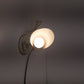 Atomic Cone Wall Lamp Adjustable Neck Chrome MCM Electric Plug-In Works Vintage