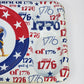 1976 Bicentennial American Independence 3 Section Serving Tray