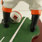 Game Day Santa Auburn University 1998 Limited Edition Figurine on Wood Base 9"h